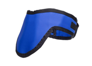 Thyroid Shield Light Weight Radiation Protection 0.5mm Pb Lead Equivlancy in Royal Blue